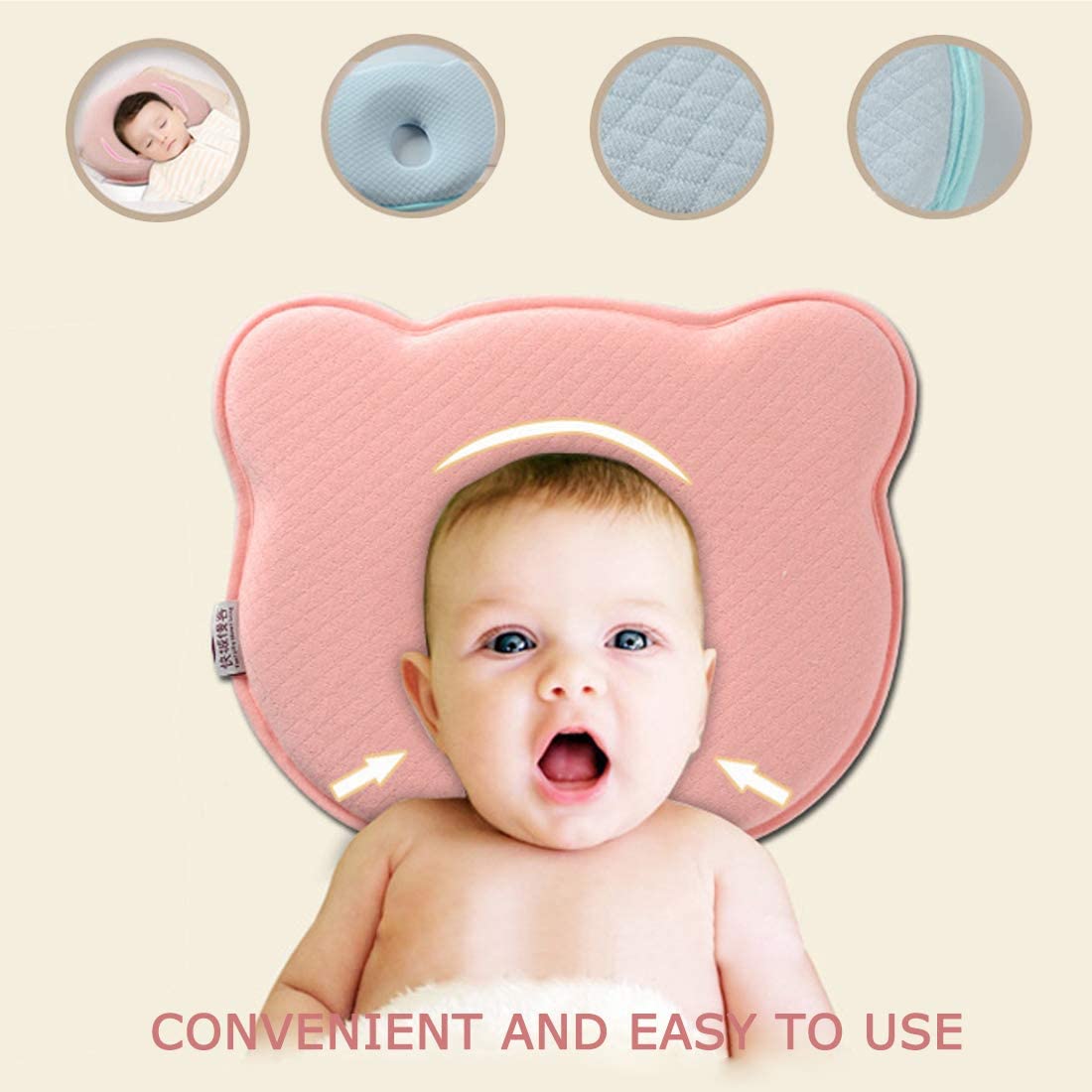 Comfy™ Memory Foam Shaping Baby Pillow